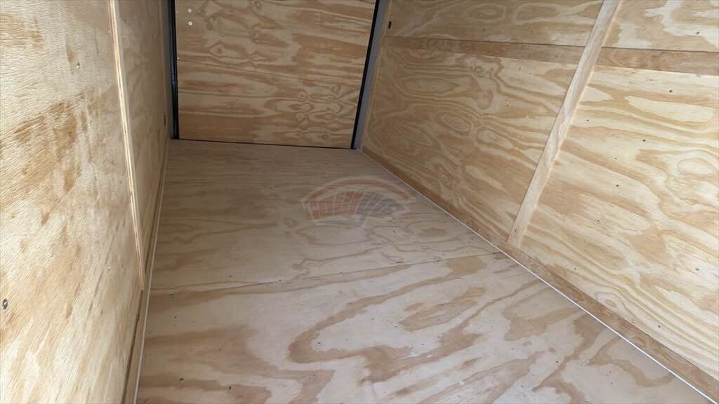 2026 Maximum 7x16 Enclosed Cargo trailer in white, photo 6