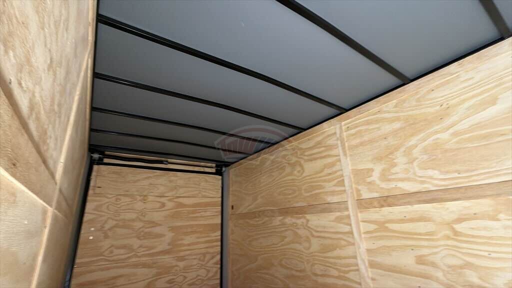 2026 Maximum 7x16 Enclosed Cargo trailer in white, photo 7