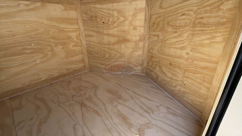 2026 Maximum 7x16 Enclosed Cargo trailer in white, photo 8