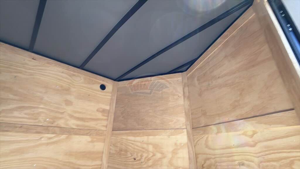 2026 Maximum 7x16 Enclosed Cargo trailer in white, photo 9