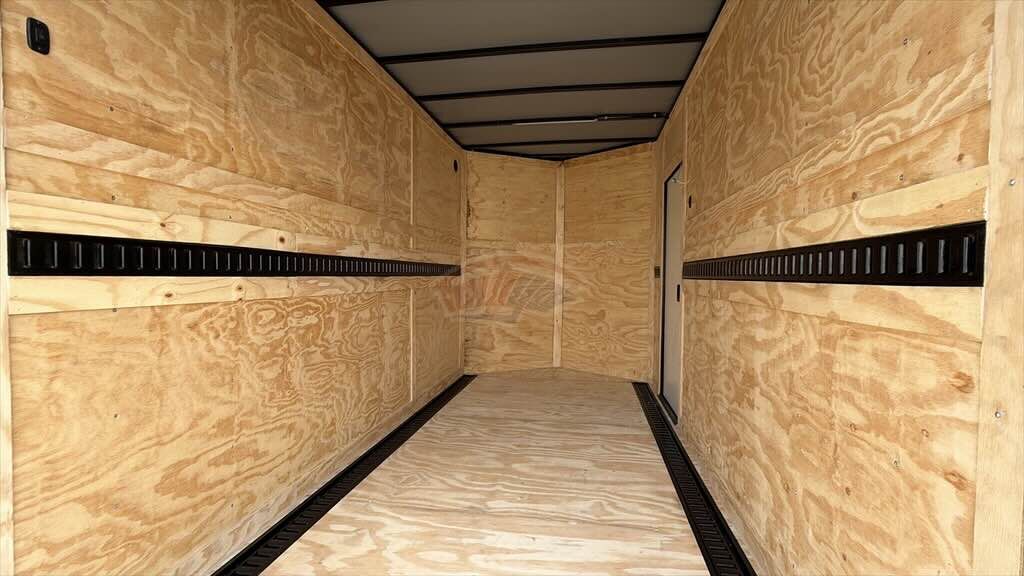 2026 Maximum 6x12 Enclosed Cargo trailer in red, photo 5