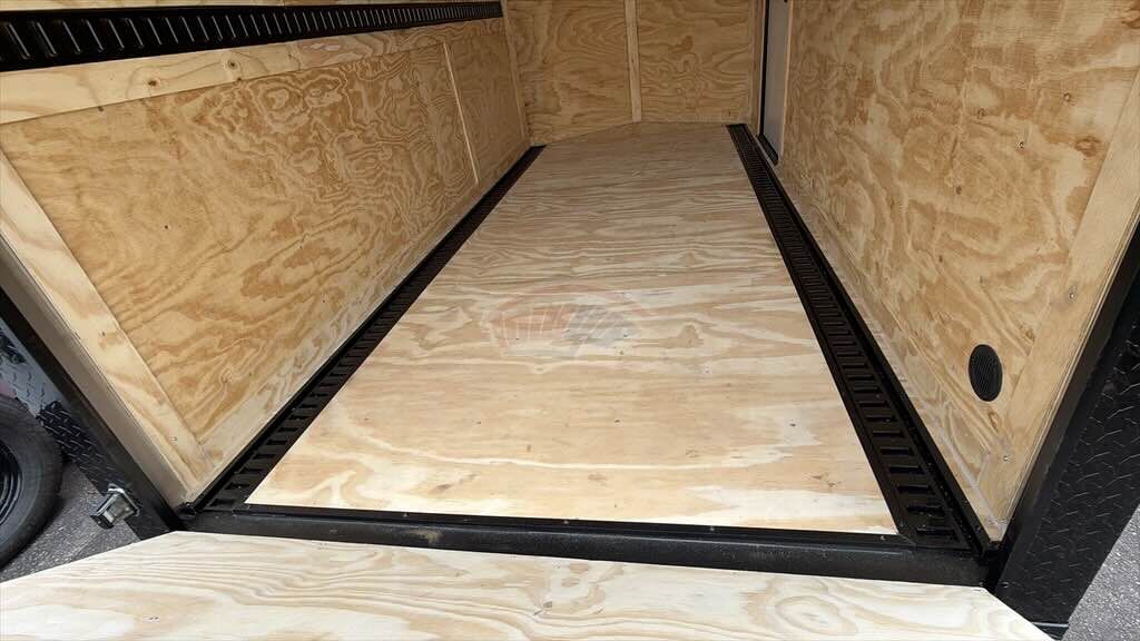 2026 Maximum 6x12 Enclosed Cargo trailer in red, photo 6