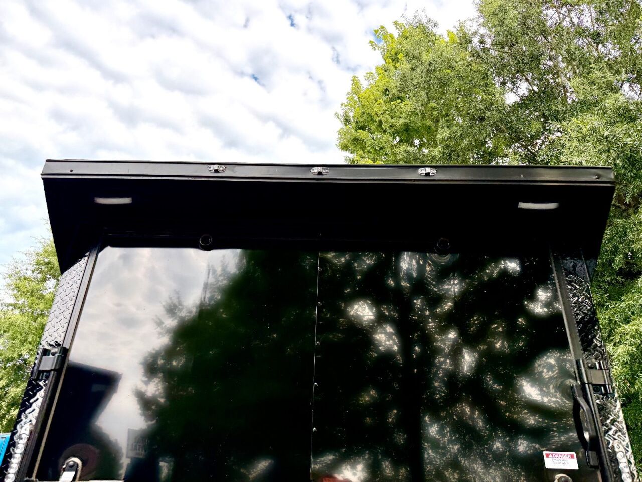 2027 Vision Cargo LLC 7x14 enclosed cargo trailer in black, photo 7