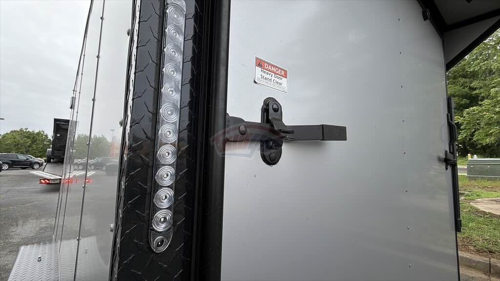 2026 Maximum 7x14 Enclosed Cargo trailer in silver, photo 5