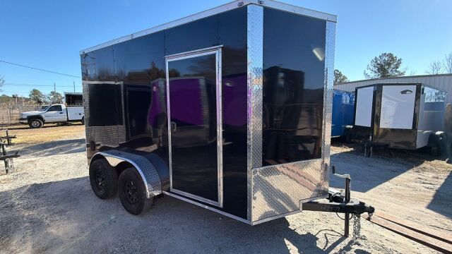 2026 Maximum 6x12 enclosed cargo trailer in black