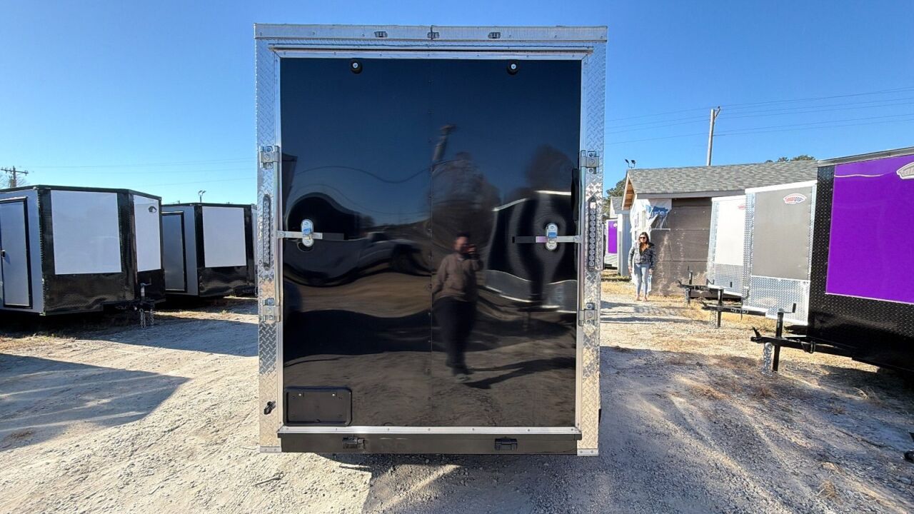 2026 Maximum 6x12 enclosed cargo trailer in black, photo 3
