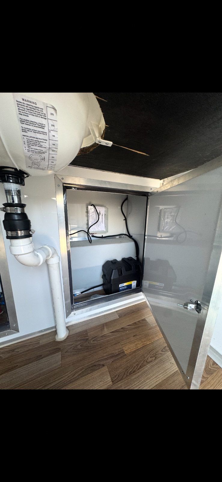 2026 All World Trailers 7x12 concession / food trailer in white, photo 8