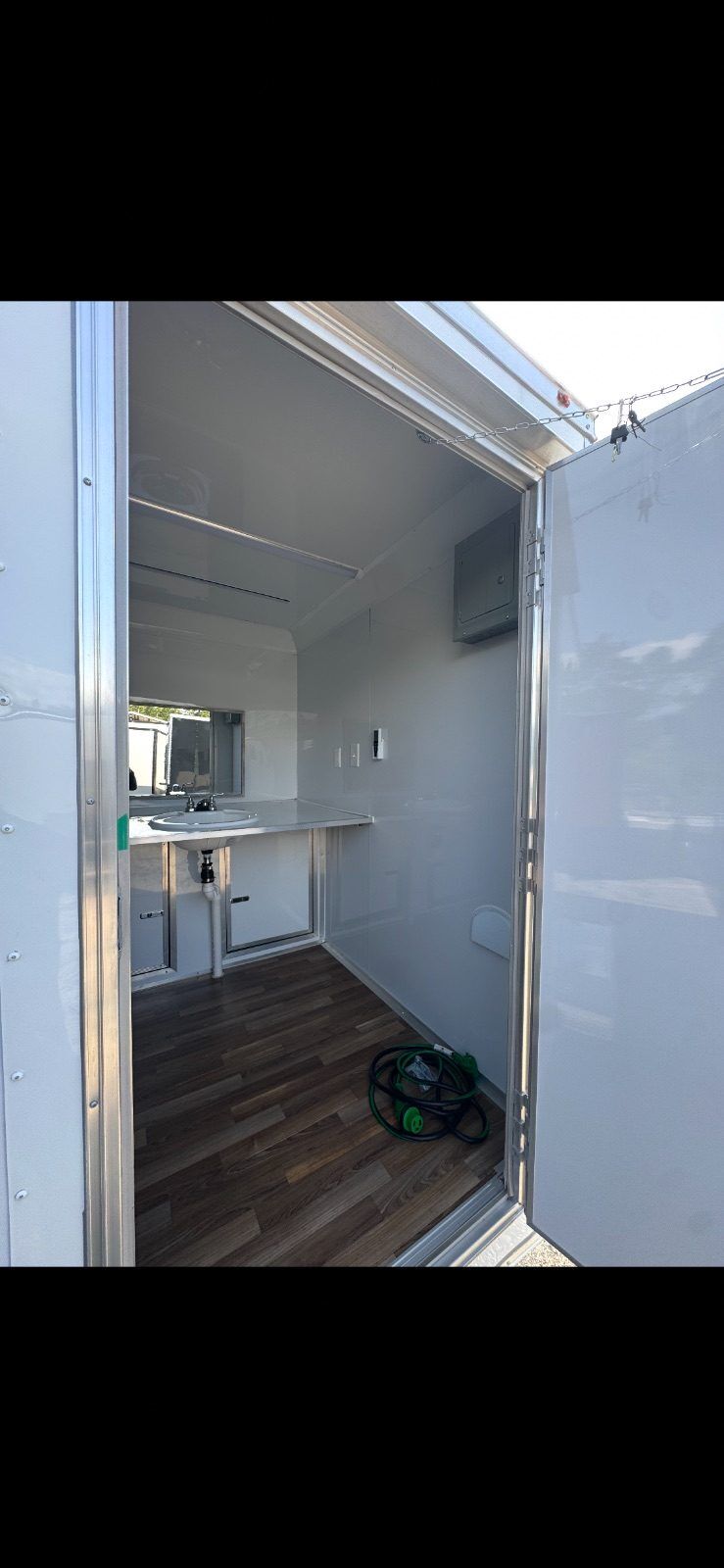 2026 All World Trailers 7x12 concession / food trailer in white, photo 7