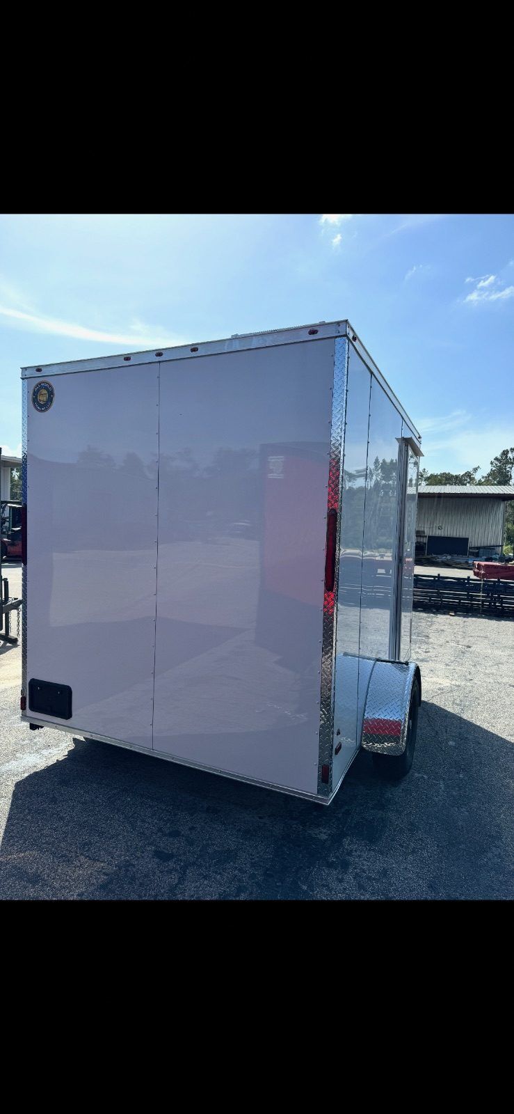 2026 All World Trailers 7x12 concession / food trailer in white, photo 3