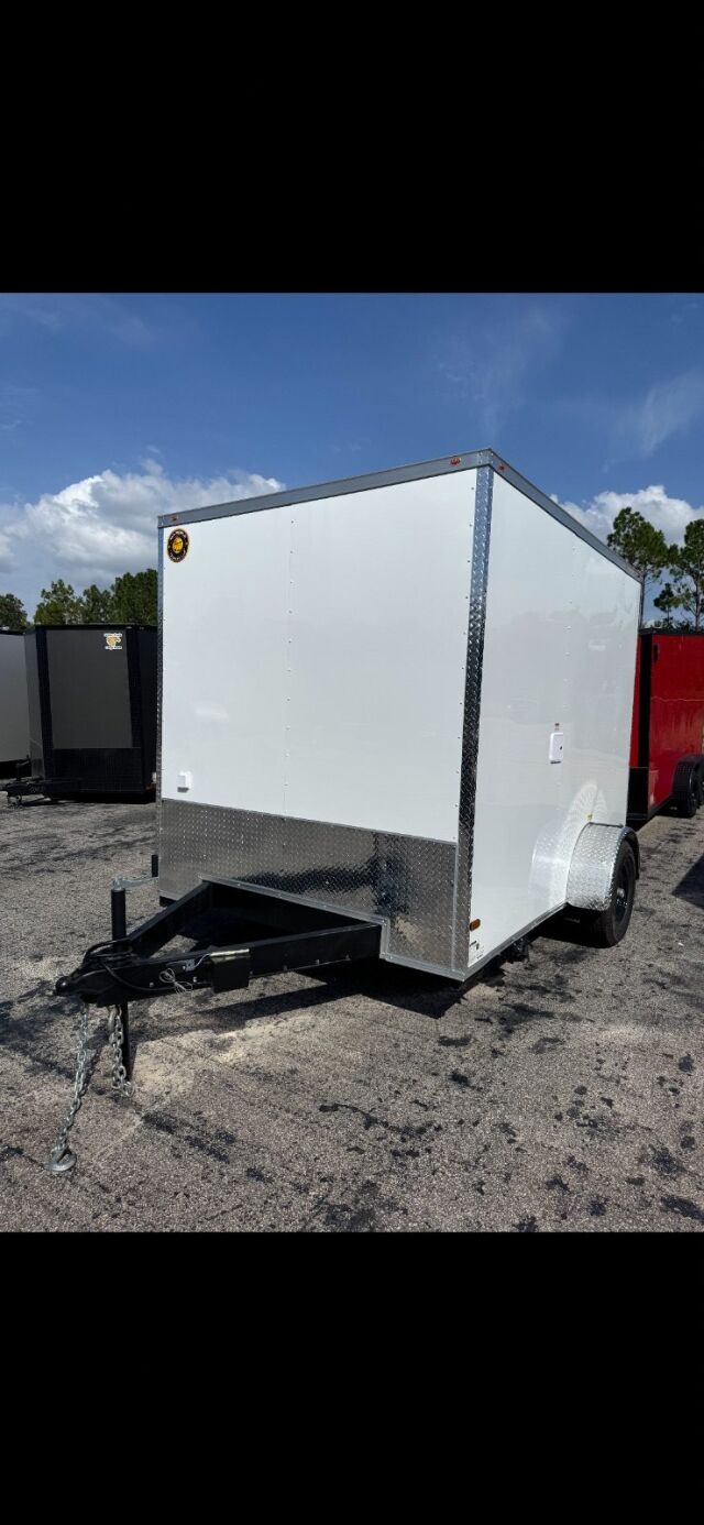 2026 All World Trailers 7x12 concession / food trailer in white