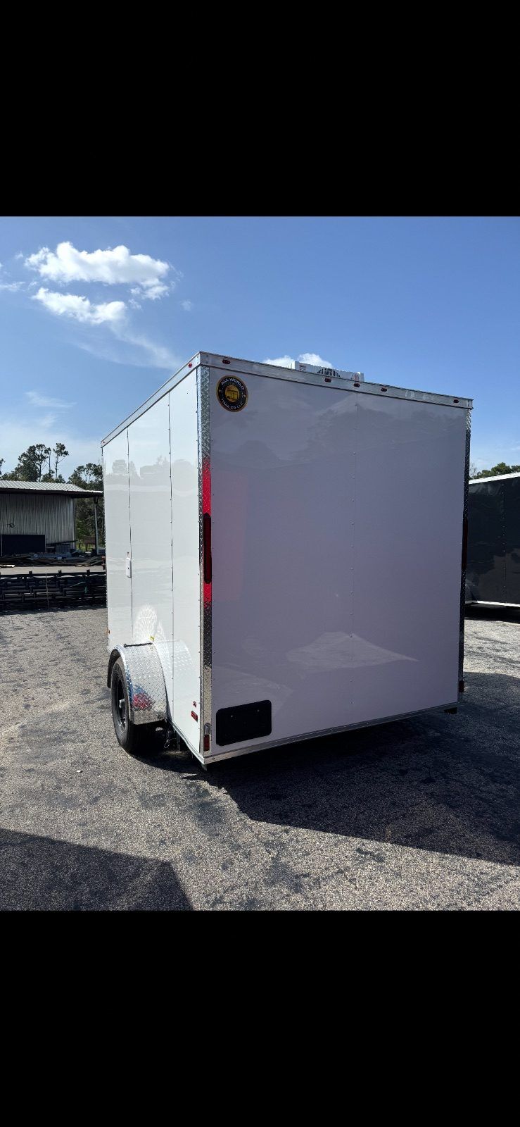 2026 All World Trailers 7x12 concession / food trailer in white, photo 2