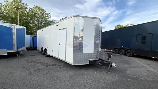 2024 Maximum 8.5x26 Race Car Trailer in white