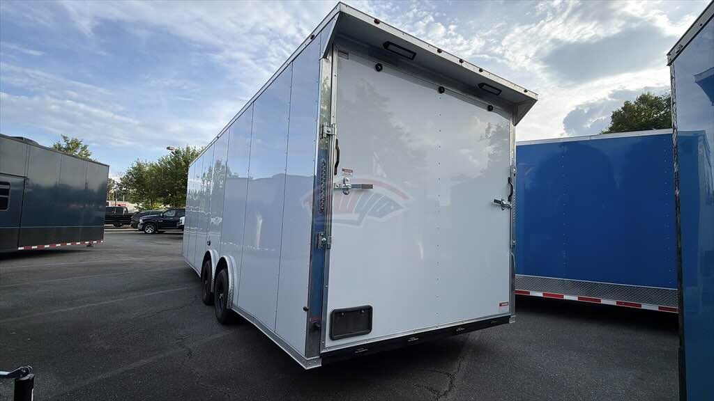 2024 Maximum 8.5x26 Race Car Trailer in white, photo 3