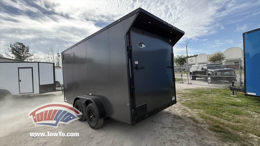 2026 Maximum 7x14 Cargo enclosed cargo trailer in charcoal, photo 6