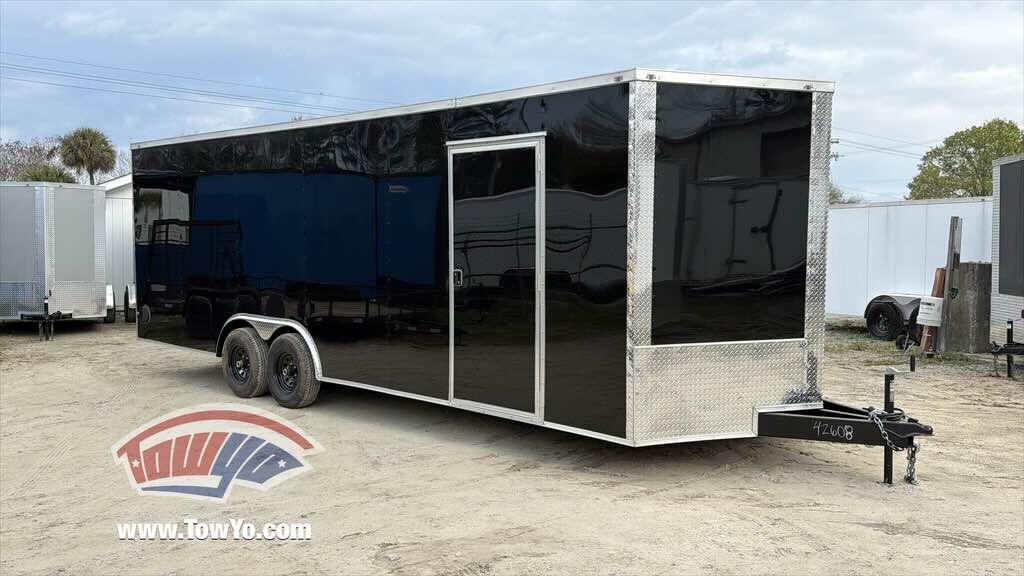 2026 Maximum 8.5x24 Cargo enclosed cargo trailer in white