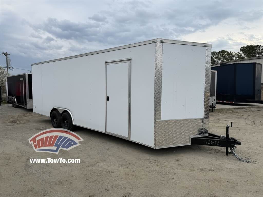2026 Maximum 8.5x24 Cargo enclosed cargo trailer in white