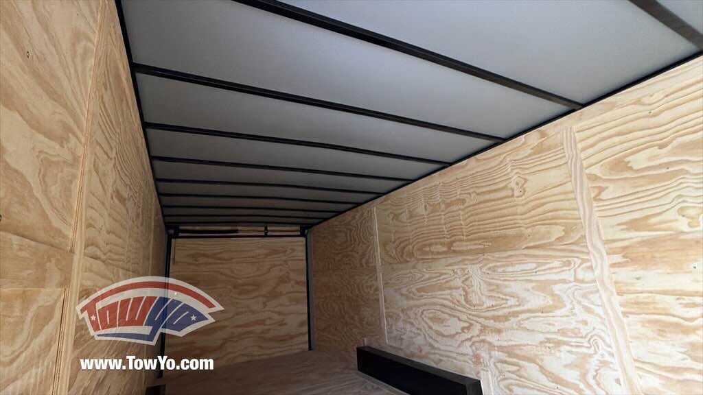 2026 Maximum 8.5x24 Cargo enclosed cargo trailer in white, photo 5