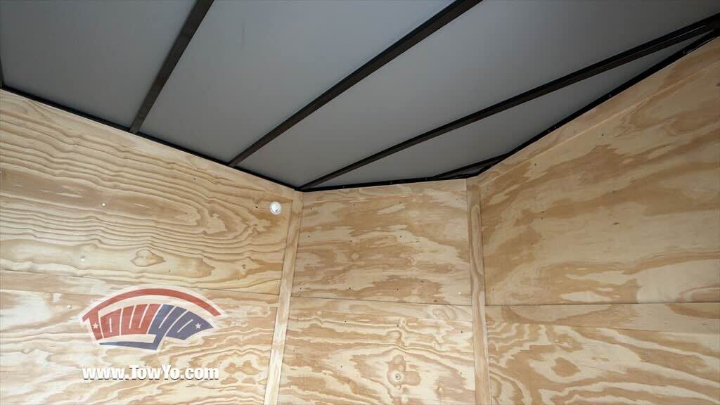 2026 Maximum 8.5x24 Cargo enclosed cargo trailer in white, photo 6