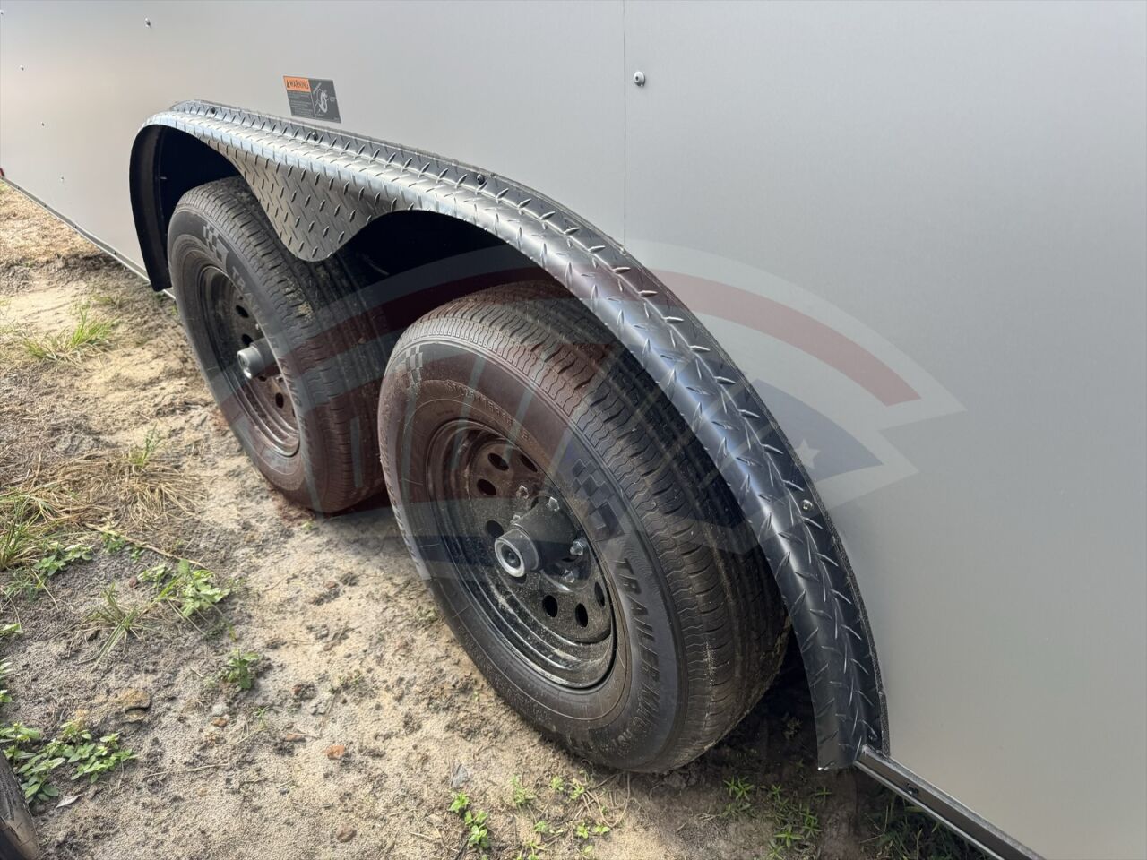 2026 Hook & Line 8.5x24 Cargo race car trailer in silver, photo 5