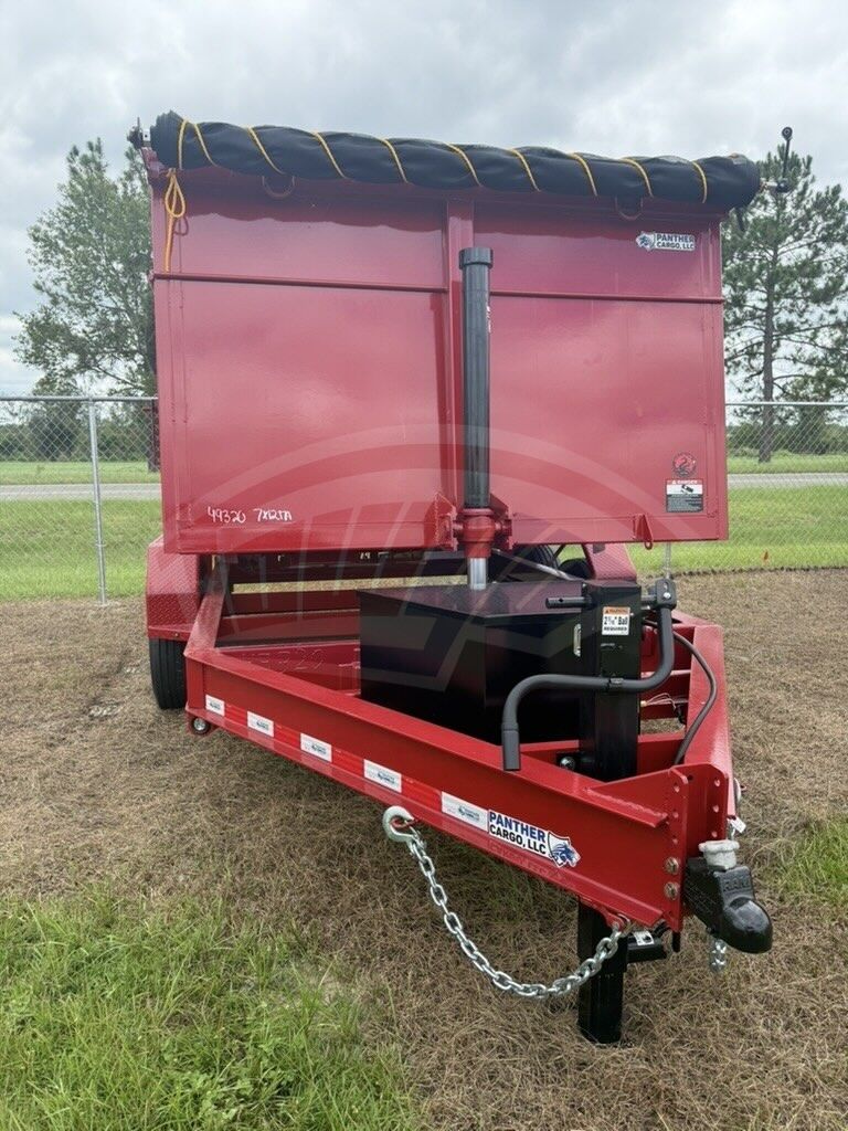 2026 Panther Cargo 7x16 Dump trailer in true blue, photo 5