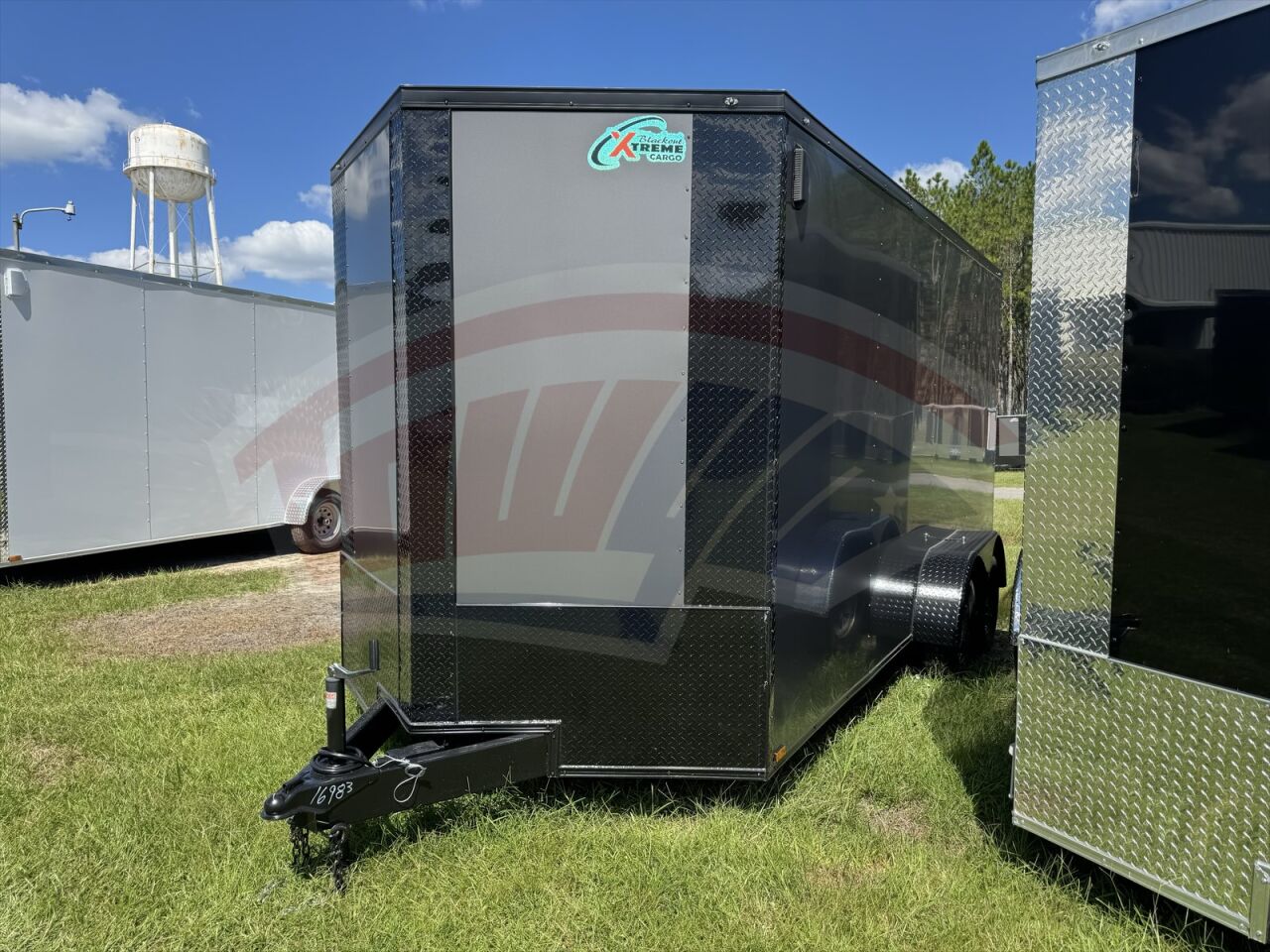 2026 Xtreme Cargo 7x16 Cargo enclosed cargo trailer in charcoal, photo 2