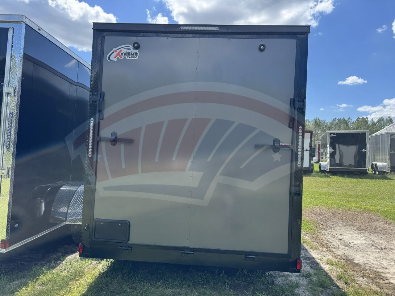 2026 Xtreme Cargo 7x16 Cargo enclosed cargo trailer in charcoal, photo 4