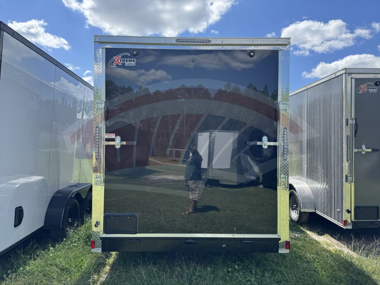 2026 Xtreme Cargo 7x16 Cargo enclosed cargo trailer in black, photo 3