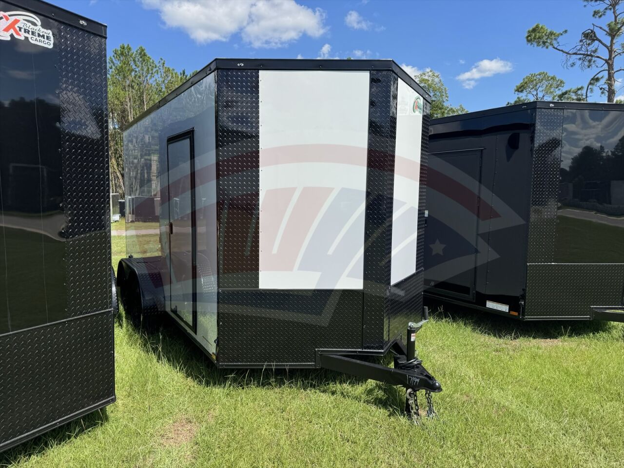 2024 Xtreme Cargo 7x14 Cargo enclosed cargo trailer in white, photo 2