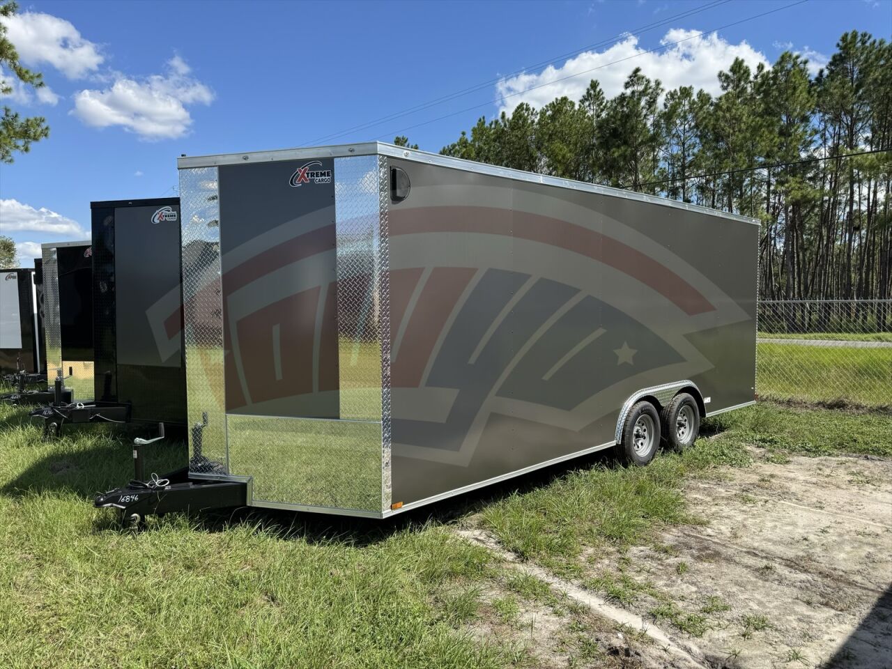 2026 Xtreme Cargo 8.5x20 Cargo enclosed cargo trailer in charcoal