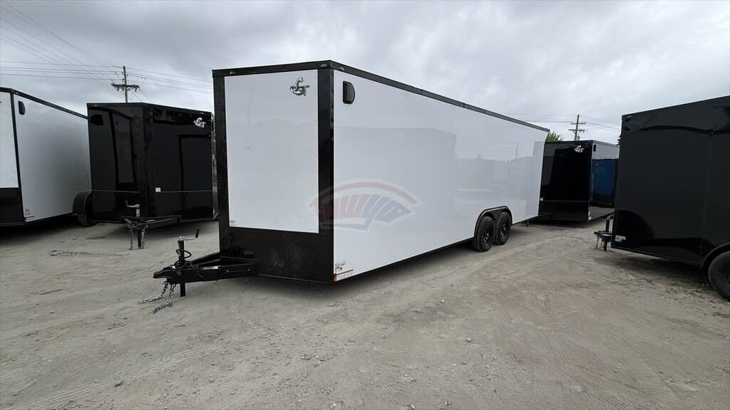 2026 Maximum 8.5x24 Race Car Trailer in white, photo 2
