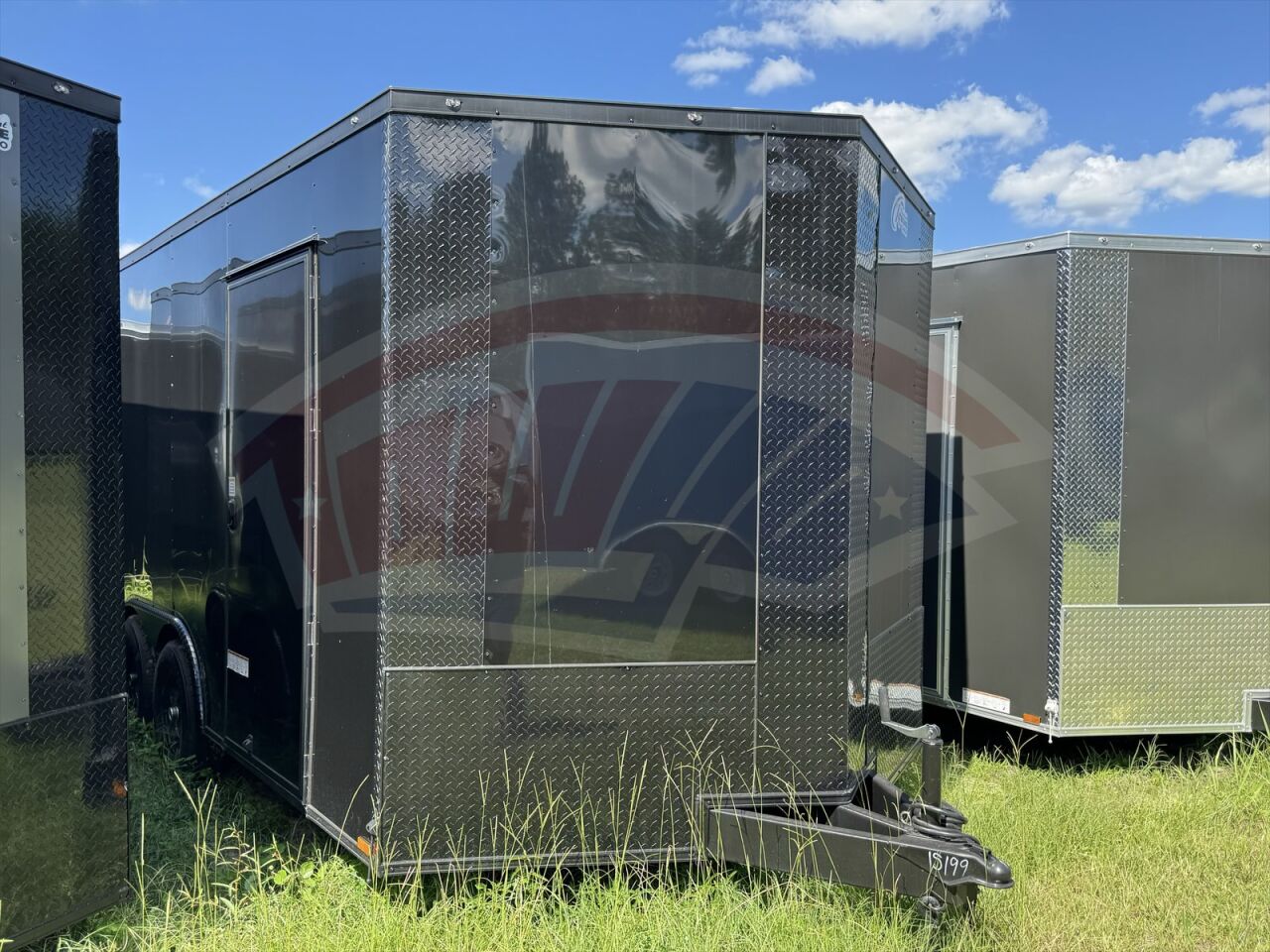 2026 Xtreme Cargo 8.5x16 Cargo enclosed cargo trailer in black, photo 2