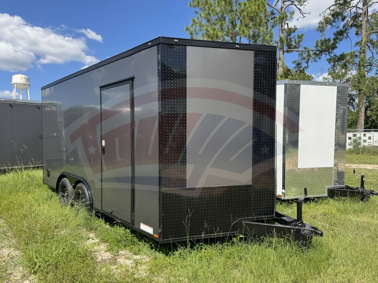 2026 Xtreme Cargo 8.5x16 Cargo enclosed cargo trailer in charcoal