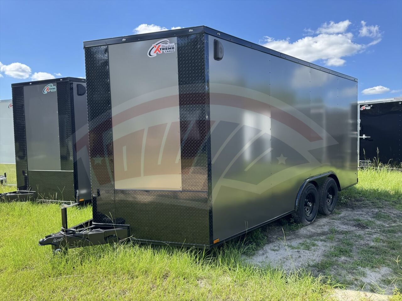 2026 Xtreme Cargo 8.5x16 Cargo enclosed cargo trailer in charcoal, photo 2