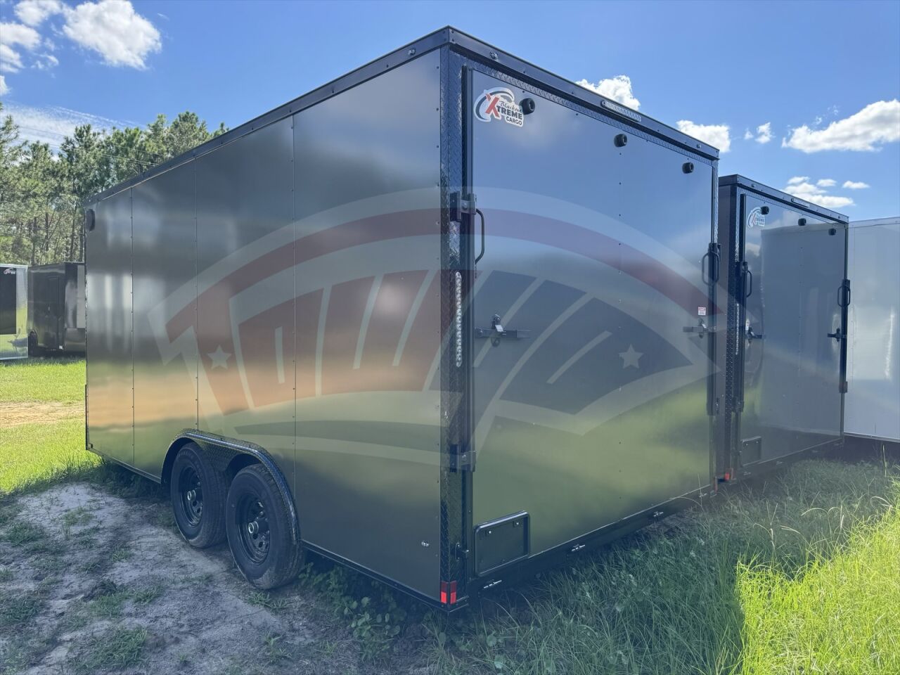 2026 Xtreme Cargo 8.5x16 Cargo enclosed cargo trailer in charcoal, photo 6