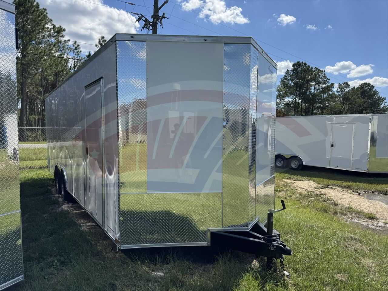 2026 Xtreme Cargo 8.5x24 Cargo enclosed cargo trailer in white, photo 2
