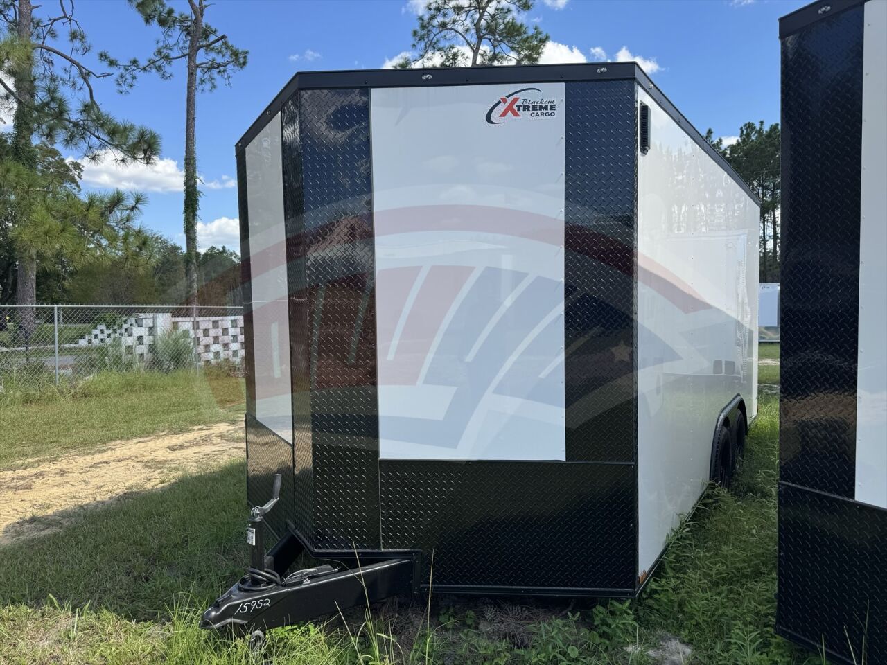 2026 Xtreme Cargo 8.5x16 Cargo enclosed cargo trailer in white, photo 2