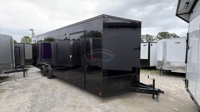 2026 Maximum 8.5x24 Enclosed Cargo trailer in black