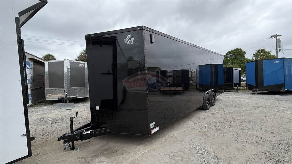 2026 Maximum 8.5x24 Enclosed Cargo trailer in black, photo 5