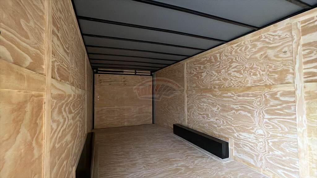 2026 Maximum 8.5x24 Enclosed Cargo trailer in black, photo 6