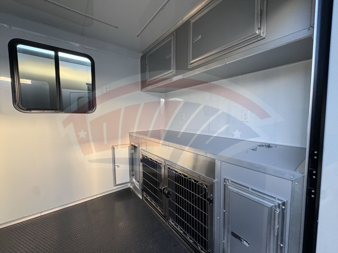 2026 Hook & Line 7x14 Pet Grooming trailer in silver, photo 3