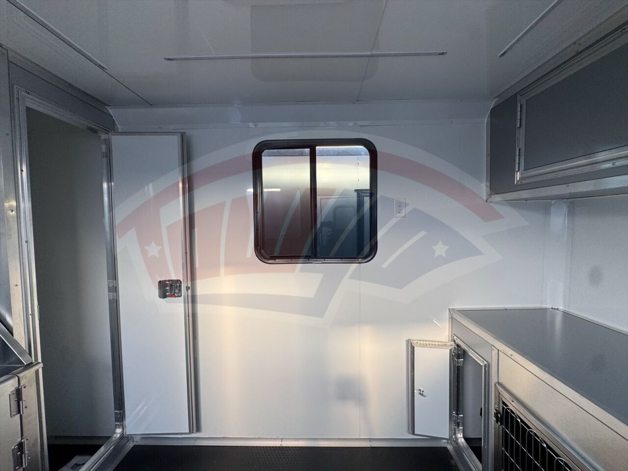 2026 Hook & Line 7x14 Pet Grooming trailer in silver, photo 4