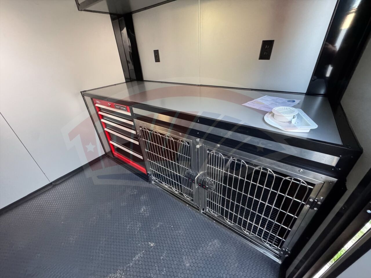 2020 Hook & Line 7x14 Cargo enclosed cargo trailer in silver, photo 8