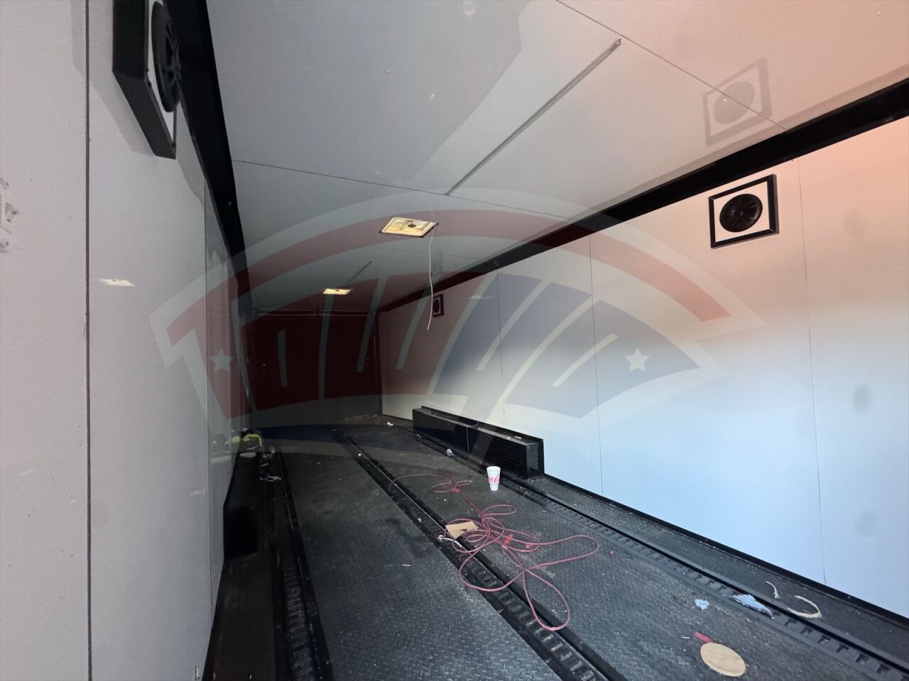 2025 Hook & Line 8.5x38 Enclosed Cargo trailer in black, photo 6