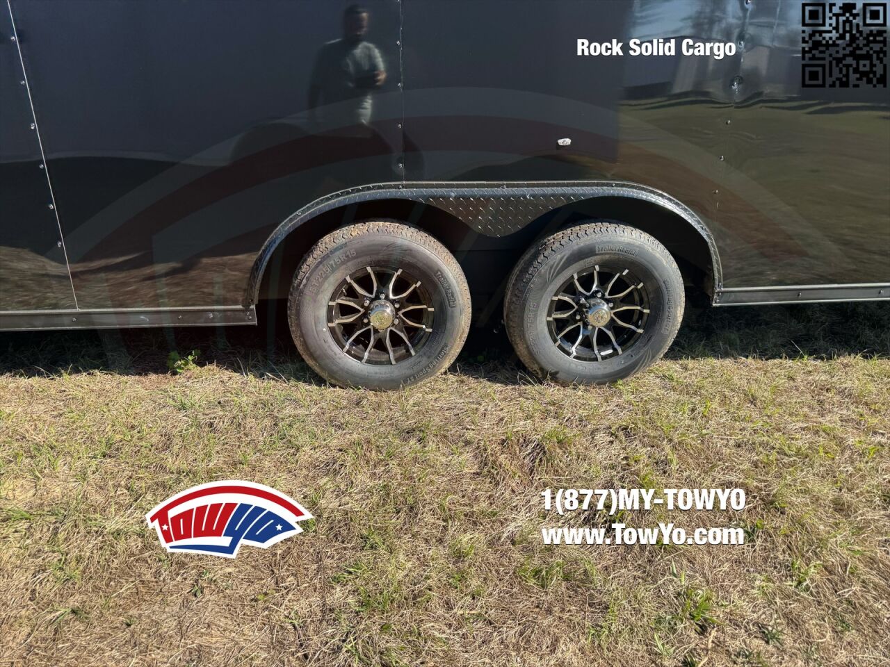 2026 Rock Solid 8.5x28 Cargo enclosed cargo trailer in black, photo 9