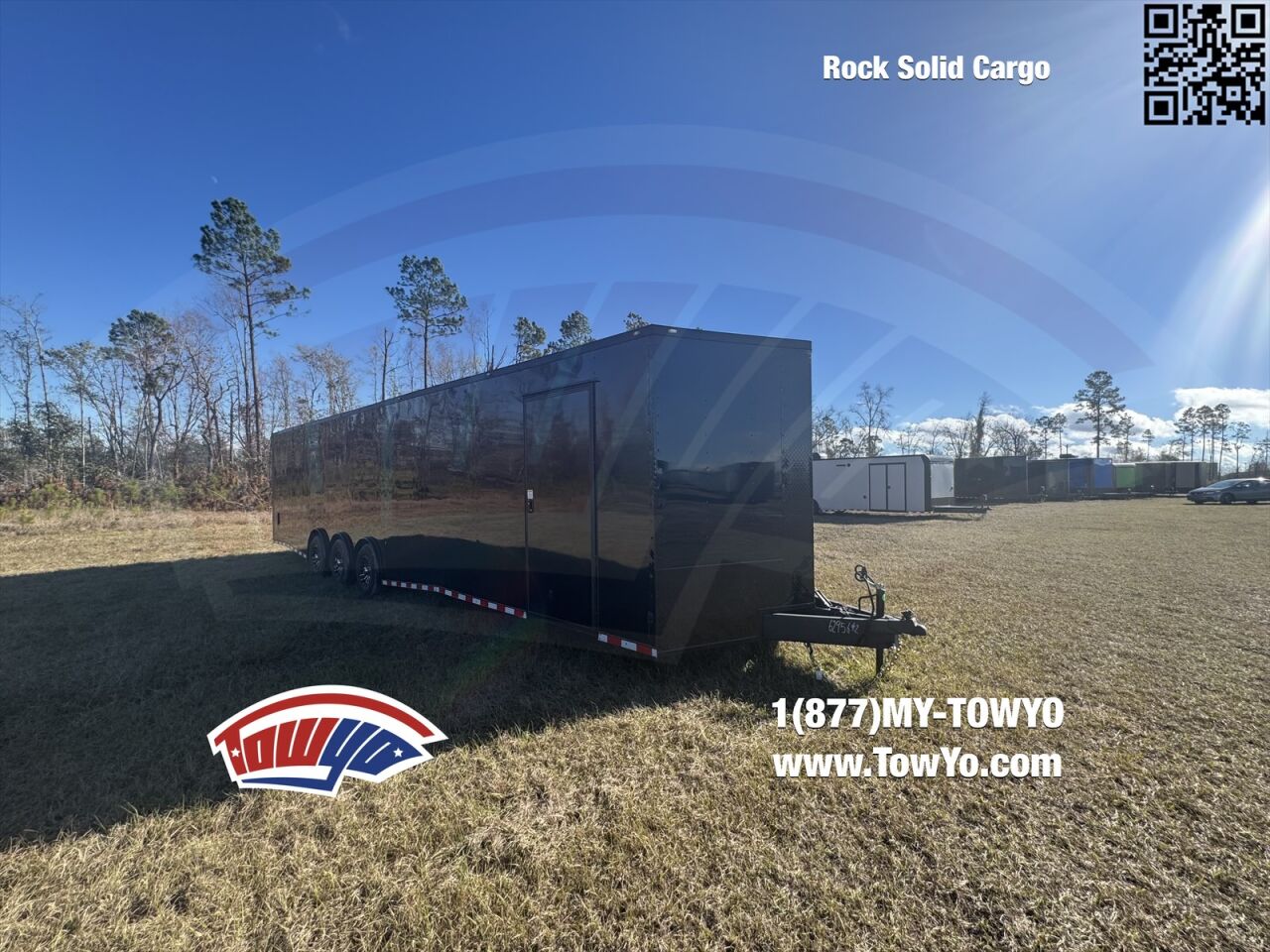 2026 Rock Solid 8.5x36 Cargo enclosed cargo trailer in black, photo 4
