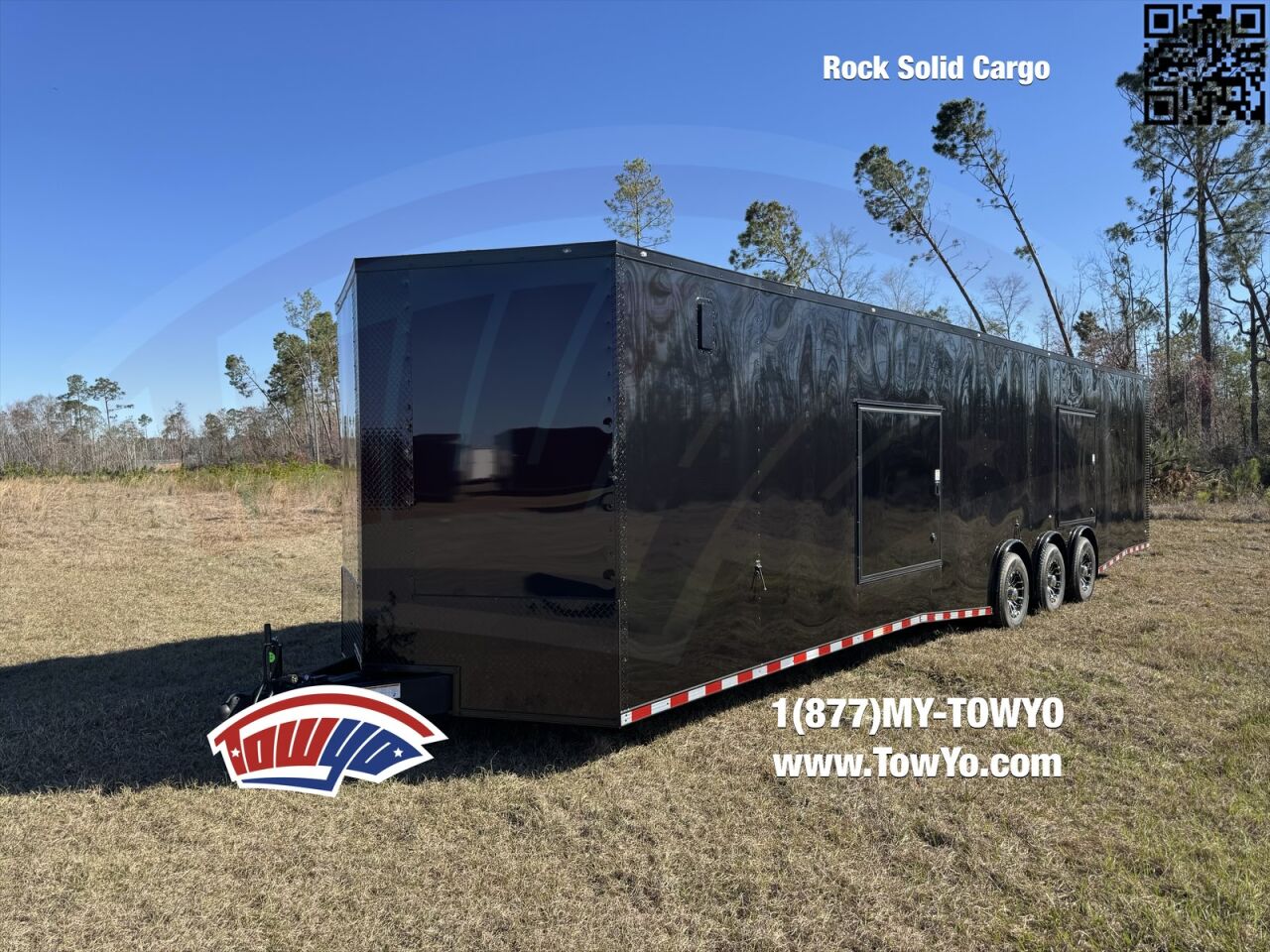 2026 Rock Solid 8.5x36 Cargo enclosed cargo trailer in black, photo 6
