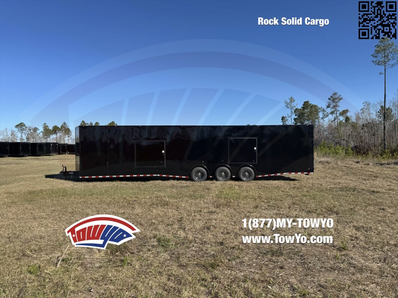 2026 Rock Solid 8.5x36 Cargo enclosed cargo trailer in black, photo 7