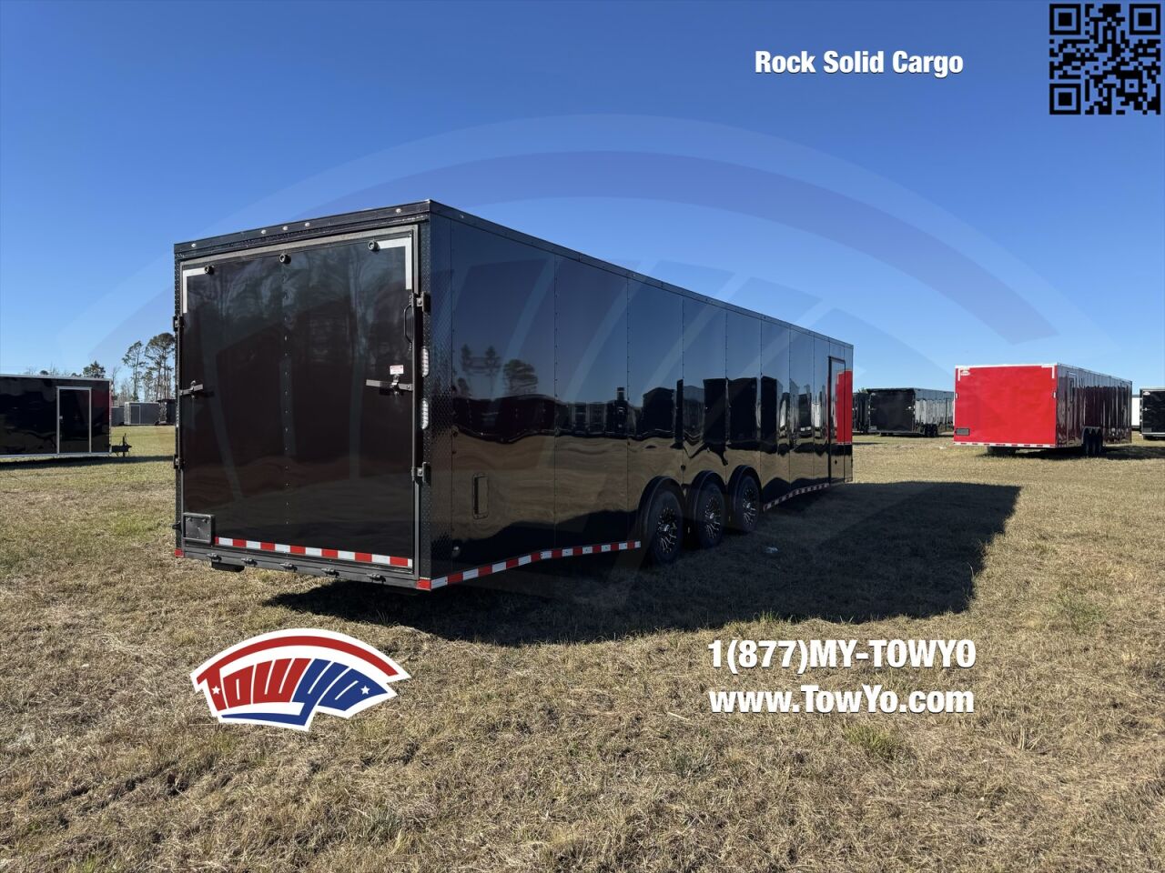 2026 Rock Solid 8.5x36 Cargo enclosed cargo trailer in black, photo 10