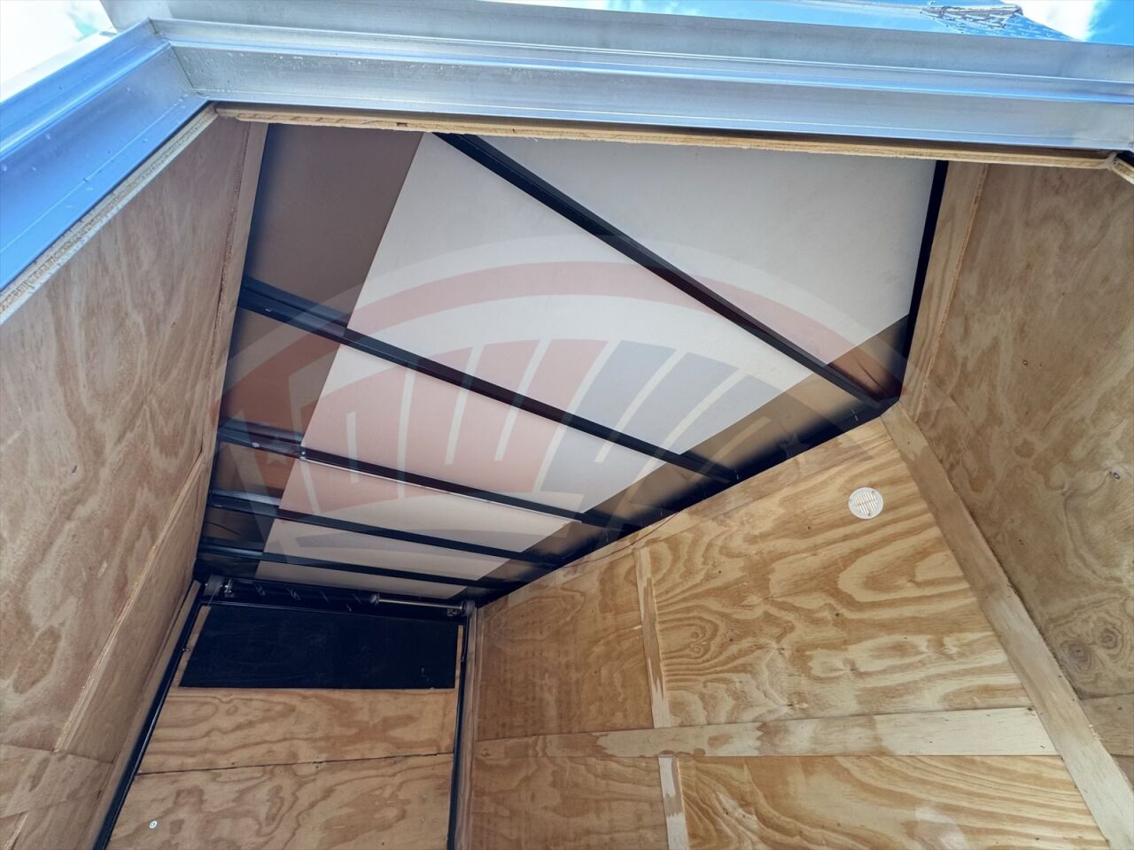 2024 TowYo 8.5x10 Cargo enclosed cargo trailer in white, photo 7